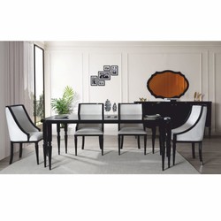 Casa Padrino credenza barocco di lusso nero 215 cm - Mobili barocchi