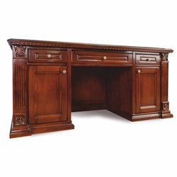 Casa Padrino scrivania barocco di lusso marrone scuro 150 cm - Mobili per ufficio in stile barocco