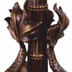 Casa Padrino Portacandele Barocco di Lusso Bronzo A. 68 cm - Accessori Decorativi Barocchi

