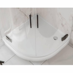 Casa Padrino piatto doccia di lusso bianco lucido 89,5 cm - Interno del bagno