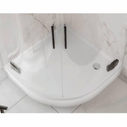 Casa Padrino luxury shower tray high gloss white 89.5 cm - Bathroom interior
