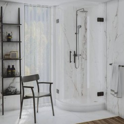 Casa Padrino luxury shower tray high gloss white 89.5 cm - Bathroom interior
