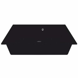 Casa Padrino évier de luxe en pierre naturelle noir 76 cm - Accessoires de cuisine