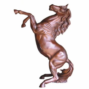 Große Luxus Bronze Skulptur Figur Wildes Pferd
