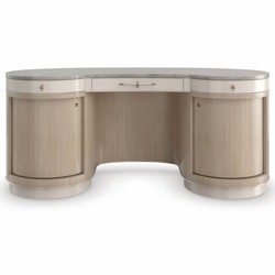 Casa Padrino Luxury Dressing Table Gray / Brown / Gold 171 cm - Hotel & Bedroom Furniture