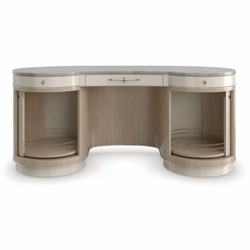 Casa Padrino Luxury Dressing Table Gray / Brown / Gold 171 cm - Hotel & Bedroom Furniture