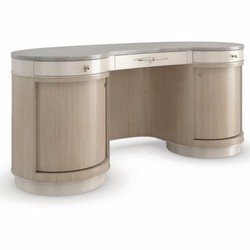 Casa Padrino Luxury Dressing Table Gray / Brown / Gold 171 cm - Hotel & Bedroom Furniture