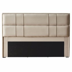 Casa Padrino tête de lit de luxe beige / noir 200 cm - Meubles d'hôtel et de chambre
