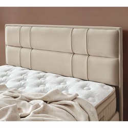 Casa Padrino tête de lit de luxe beige / noir 200 cm - Meubles d'hôtel et de chambre