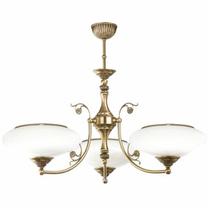 Casa Padrino lampadario barocco di lusso ottone con patina / bianco Ø 64 x A. 70 cm Casa Padrino lampadario barocco di lusso ottone con patina / bianco Ø 64 x A. 70 cm