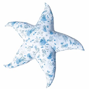 Casa Padrino Puff de Lujo Estrella de Mar Blanco / Azul Ø 180 - Puff Flotante