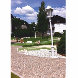 Casa Padrino Art Nouveau garden lantern white H. 353.5 cm - Outdoor lighting