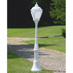 Jugendstil Gartenlaterne Straßenlaterne Weiß