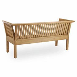 Luxus Teakholz Garten Outdoor Sitzbank Gartenbank Braun