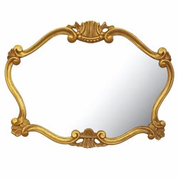 Prunkvoller Luxus Barock Spiegel Wandspiegel Gold