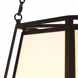 Casa Padrino lampada a sospensione di lusso nero / crema A. 120,5 cm - Illuminazione di lusso