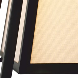 Casa Padrino lampada a sospensione di lusso nero / crema A. 120,5 cm - Illuminazione di lusso