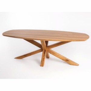 Casa Padrino table à manger de luxe en bois massif naturel 180-330 cm - Extensible