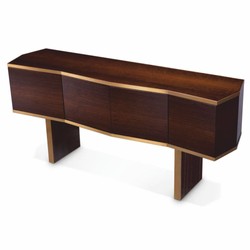 Casa Padrino Luxury Sideboard Brown / Brass 180.5 cm - Luxury Hotel Furniture