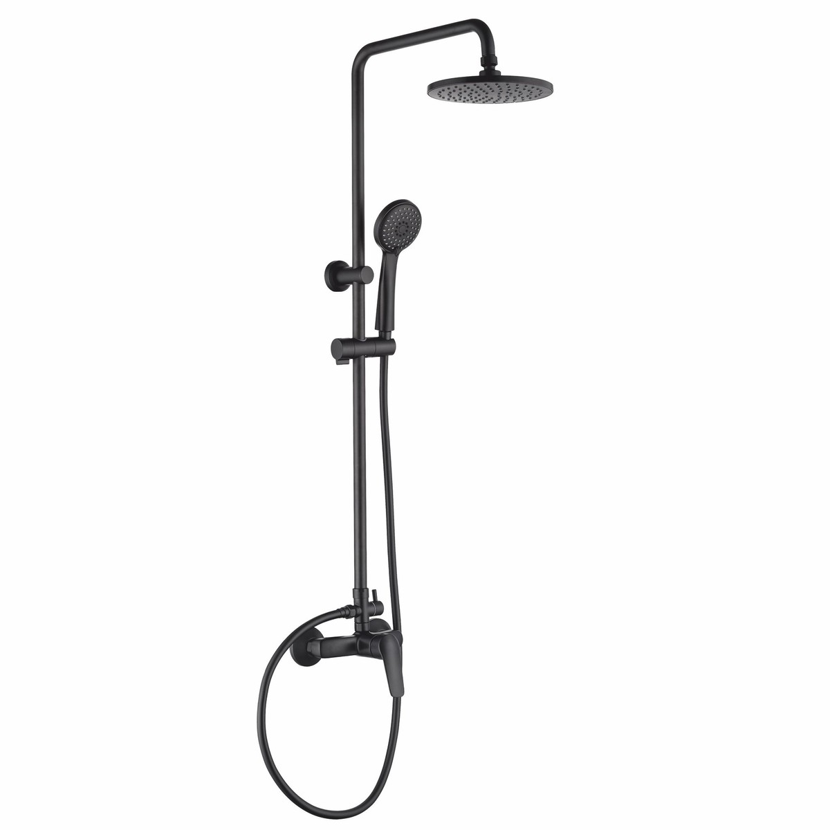 Casa Padrino set doccia di lusso con soffione doccia e doccetta A. 117,3 cm Casa Padrino set doccia di lusso con soffione doccia e doccetta A. 117,3 cm