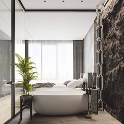 Casa Padrino radiatore di lusso o a forma di catena in acciaio inox argento A. 230 cm