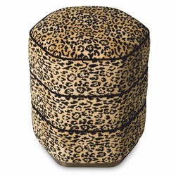 Casa Padrino sgabello di lusso leopardo / bronzo A. 54 cm - Mobili per hotel di lusso