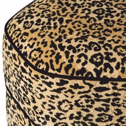 Casa Padrino sgabello di lusso leopardo / bronzo A. 54 cm - Mobili per hotel di lusso