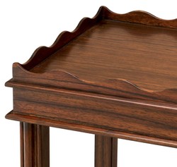 Casa Padrino Carrito de Servicio de Lujo Marrón / Latón Vintage 116 cm - Carrito de Hotel