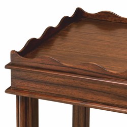 Casa Padrino Carrito de Servicio de Lujo Marrón / Latón Vintage 116 cm - Carrito de Hotel