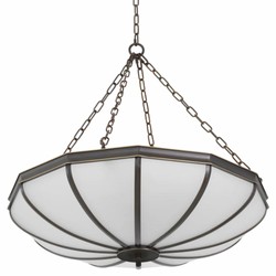 Casa Padrino lámpara de araña de lujo bronce / blanco 80 cm - Muebles de lujo - Interiores de lujo