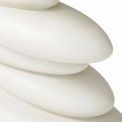 Casa Padrino console de luxe en béton et fibre de verre blanc 140 cm - Meubles d'hôtel de luxe