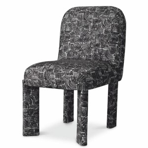 Luxus Esszimmer Stuhl Küchen Stuhl Schwarz Weiß