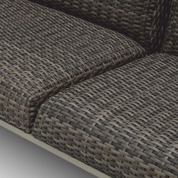 Luxus Outdoor Garten Terrassen Hotel Sofa Grau