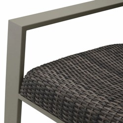 Luxus Outdoor Garten Terrassen Hotel Sofa Grau