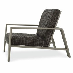 Casa Padrino Luxury Faux Rattan Garden Armchair Gray - Garden & Patio Furniture