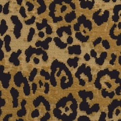 Luxus Deko Kissen Leopard Beige Schwarz