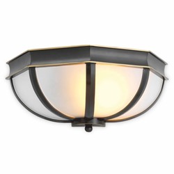 Casa Padrino applique murale de luxe bronze / blanc 33 cm - Appliques murales de luxe
