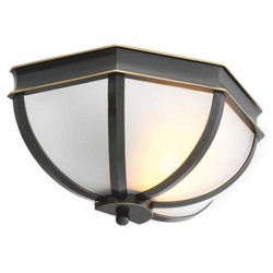 Casa Padrino applique murale de luxe bronze / blanc 33 cm - Appliques murales de luxe
