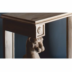 Casa Padrino Luxury Baroque Console Antique White 104 cm - Baroque Furniture - Made in Italy