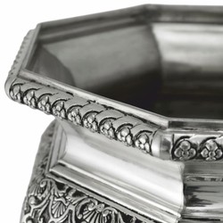 Luxus Deko Weinkühler Champagnerkühler Sektkühler Antik Silber
