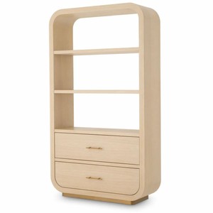 Casa Padrino cabinet mensola di lusso con 2 cassetti naturale / ottone A. 210 cm