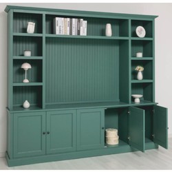 Casa Padrino armoire à livres style campagnard vert 254 cm - Meubles de style campagnard