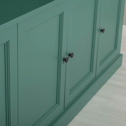 Casa Padrino armoire à livres style campagnard vert 254 cm - Meubles de style campagnard