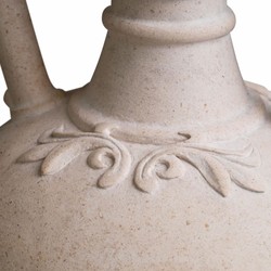 Casa Padrino Ánfora Barroco Decorativo de Lujo Arena Al. 53 cm - Decoración de Salón