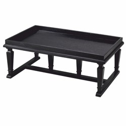 Casa Padrino luxury coffee table black 130 cm - Hotel & living room furniture