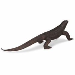 Casa Padrino escultura XXL de bronce de decoración de jardín dragón de komodo 280 cm - Figura de bronce