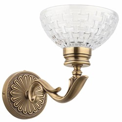 Casa Padrino luxury baroque wall light brass with patina H. 22 cm - Baroque lights