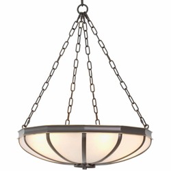 Casa Padrino Luxury Chandelier Bronze / White 60 cm - Luxury Furniture - Luxury Interior