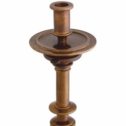 Casa Padrino Luxury Baroque Candlestick Antique Gold H. 39.5 cm - Baroque Decoration