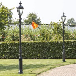 Barock Gartenlaterne Straßenlaterne Grün